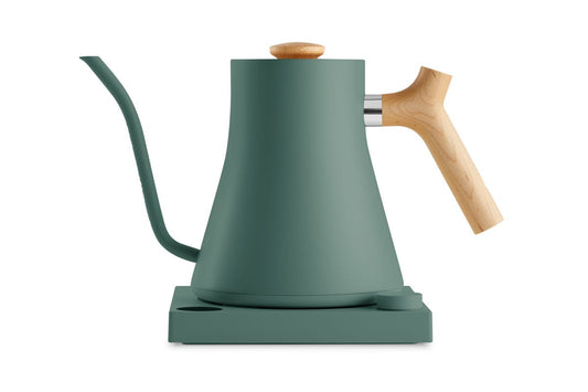 Fellow Fellow Stagg EKQ Electric Kettle Smoke Green With Maple 0.9L