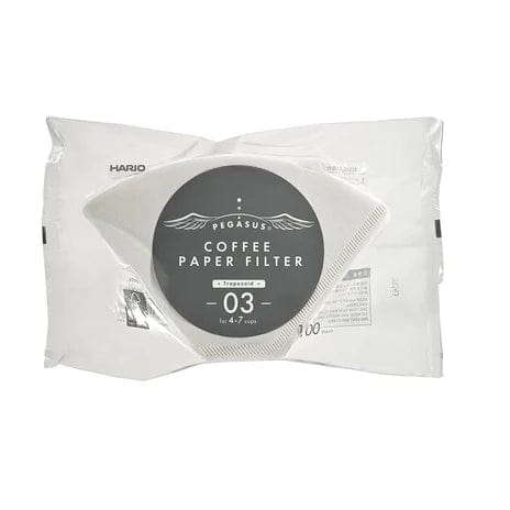 Hario Coffee Filters Hario Pegasus Filter Papers - Size 03 - White (100-Pack)