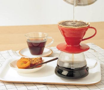 Hario Hario V60 Ceramic Coffee Dripper Red - Size 01 SS-38092699992236