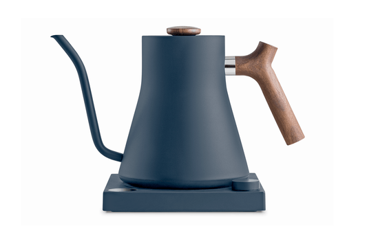 Fellow FELLOW STAGG EKG ELECTRIC POURING KETTLE - 0.9 LITRES | STONE BLUE WITH WALNUT HANDLE