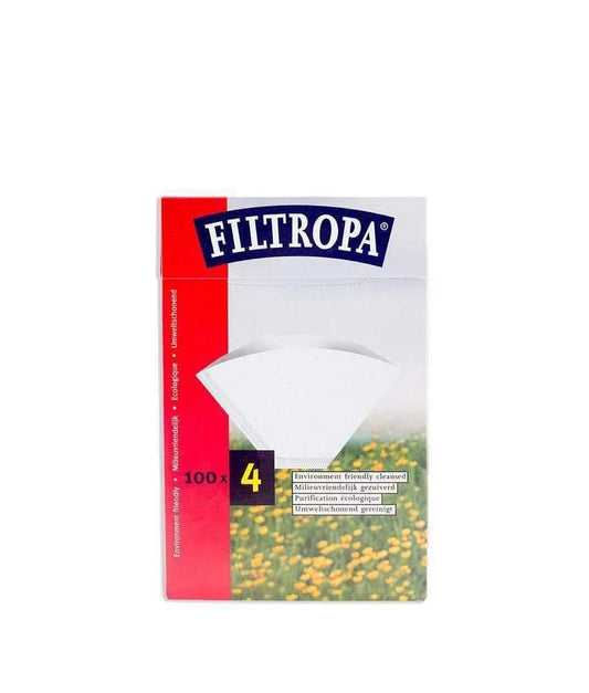 Filtropa Filtropa Coffee Filter Papers (White) - Size 4 - 100 pack 8710687417412