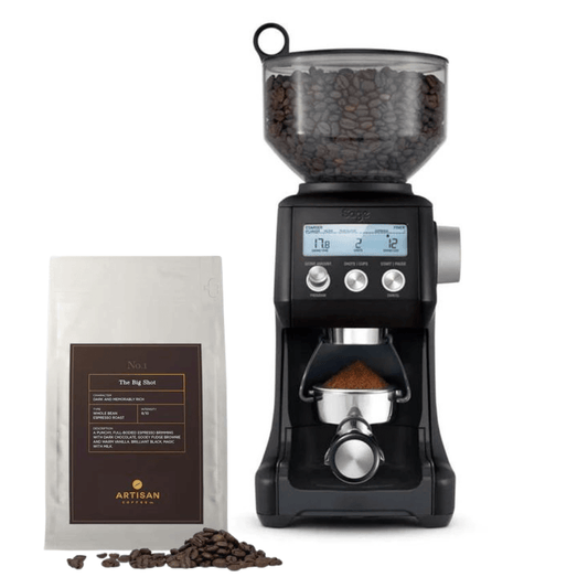 Sage Espresso Machines Sage The Smart Grinder Pro Coffee Grinder Black Truffle + Free Atrisan Whole Bean Coffee 9312432032278