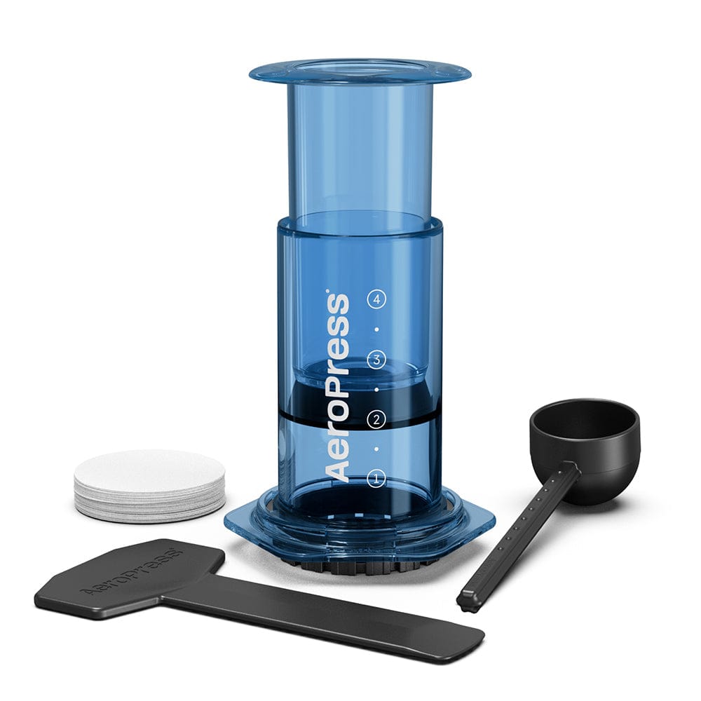 AeroPress AeroPress Clear Coffee Maker (Blue) 085276082394