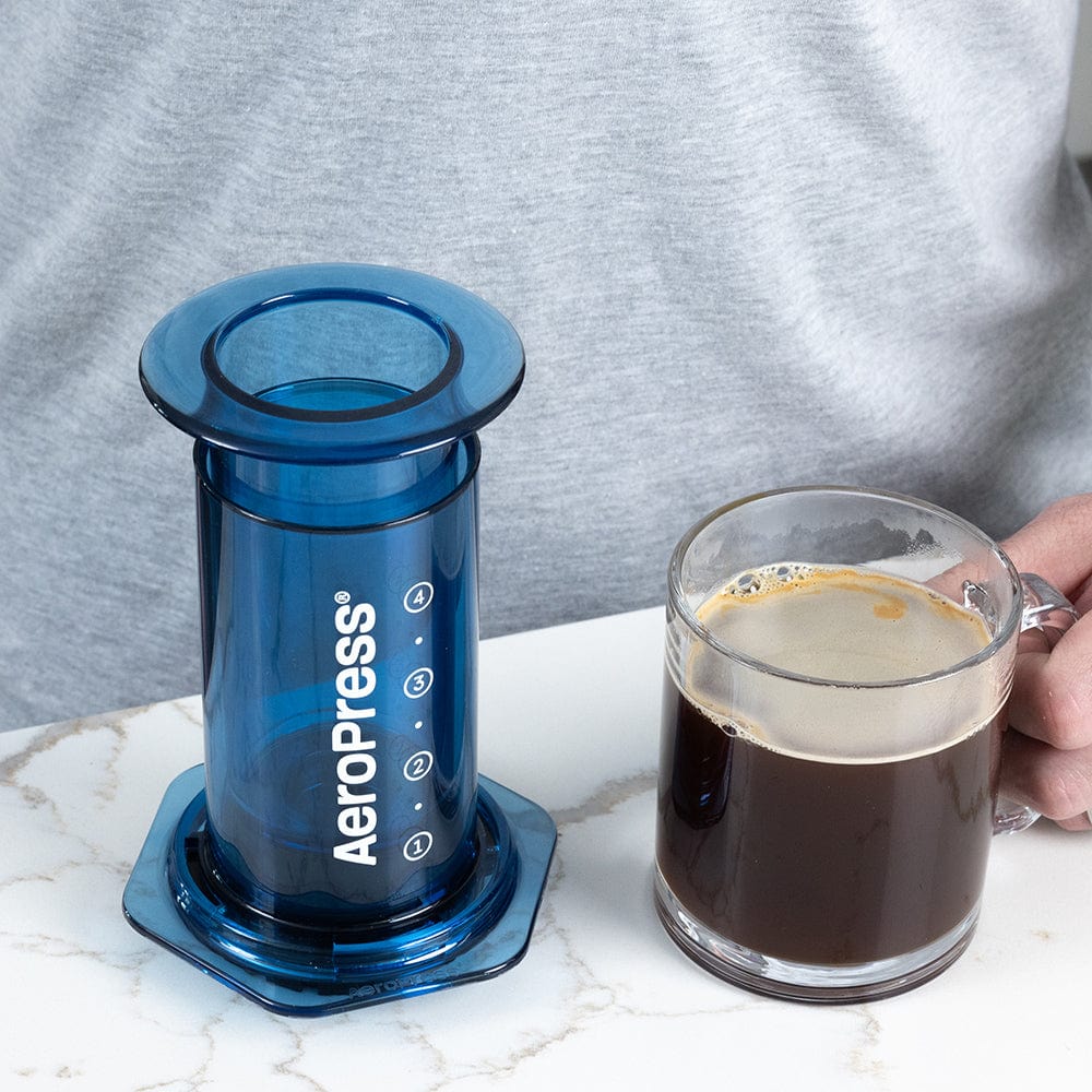 AeroPress AeroPress Clear Coffee Maker (Blue) 085276082394