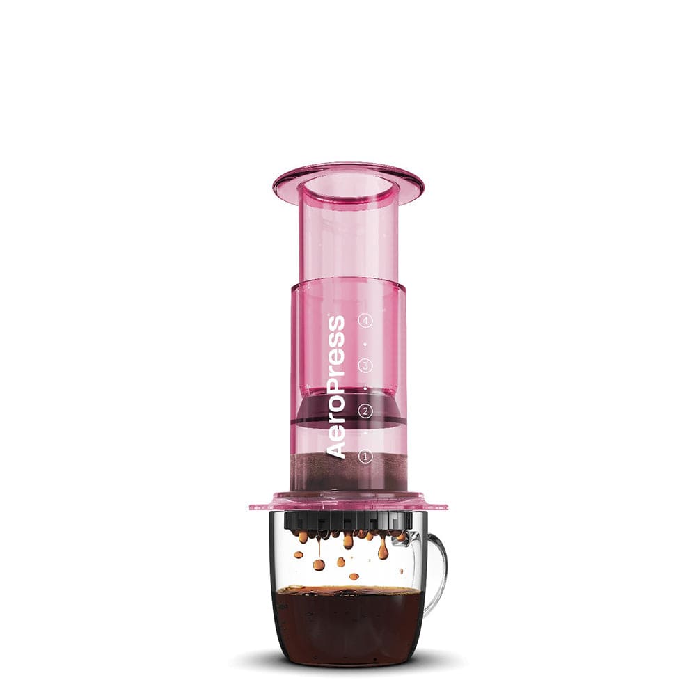 AeroPress AeroPress Clear Coffee Maker (Pink) 085276082370