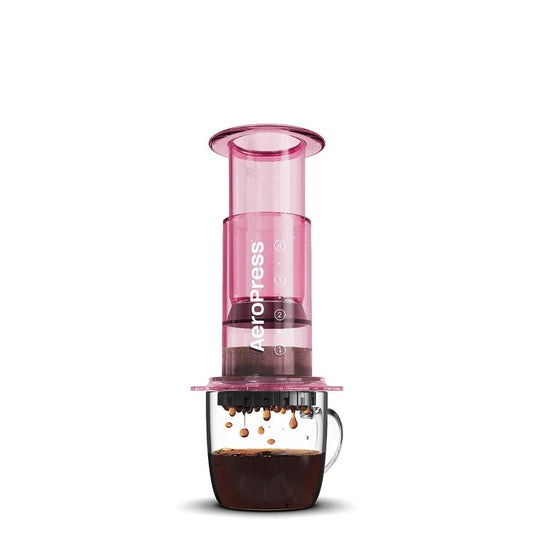 AeroPress AeroPress Clear Coffee Maker (Pink) 085276082370