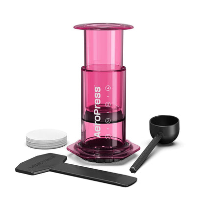 AeroPress AeroPress Clear Coffee Maker (Pink) 085276082370