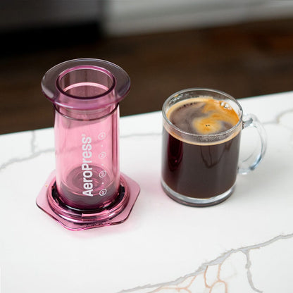 AeroPress AeroPress Clear Coffee Maker (Pink) 085276082370