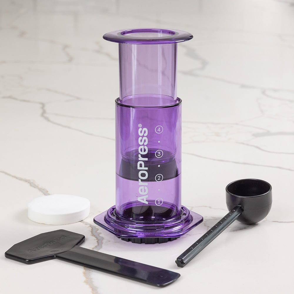 AeroPress AeroPress Clear Coffee Maker (Purple) 085276082417