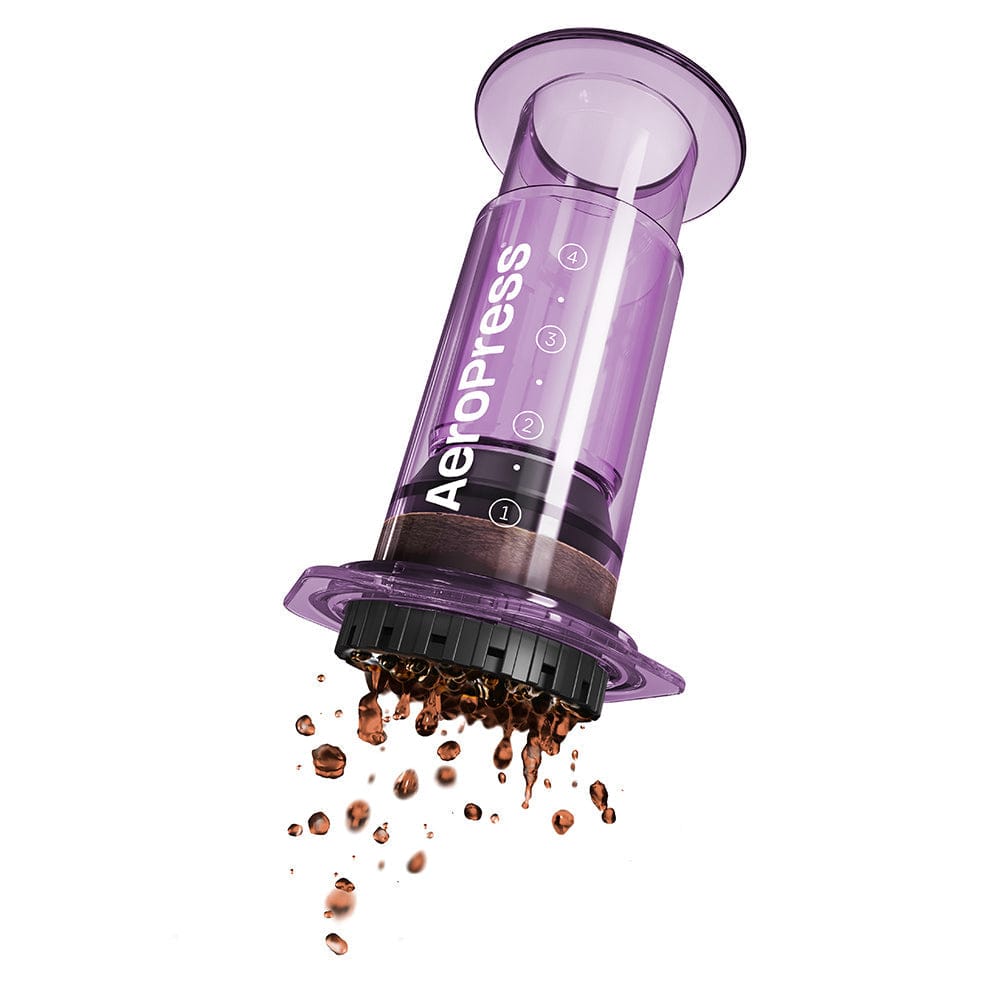 AeroPress AeroPress Clear Coffee Maker (Purple) 085276082417