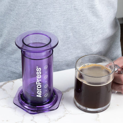 AeroPress AeroPress Clear Coffee Maker (Purple) 085276082417