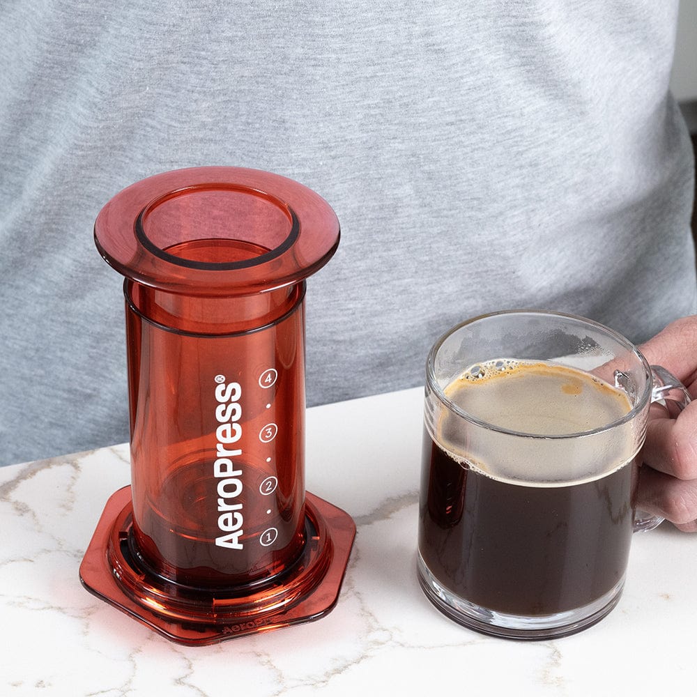 AeroPress AeroPress Clear Coffee Maker (Red) 085276082509