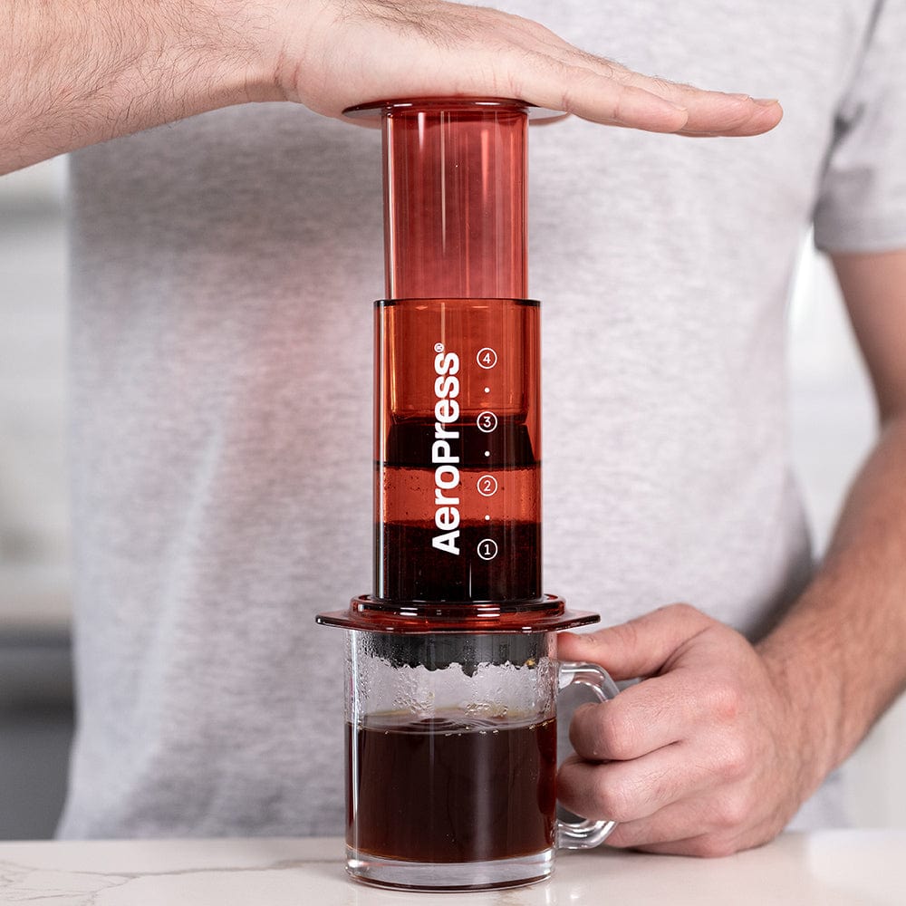 AeroPress AeroPress Clear Coffee Maker (Red) 085276082509