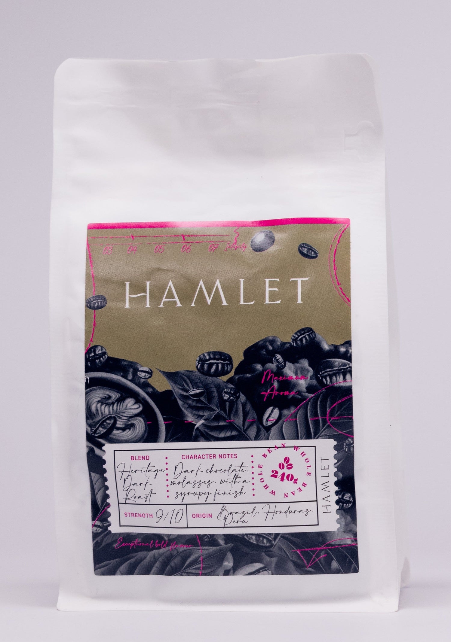 Hamlet Coffee Heritage Dark Roast - Whole Bean Coffee 5065021684009