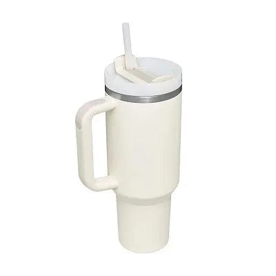 hamlet Reusable Cup Cream 40Oz Stro Coffee Insulation Cup