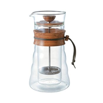 Hario Hario Double Wall Cafe Press Olive Wood 400ml SS-37791250612396