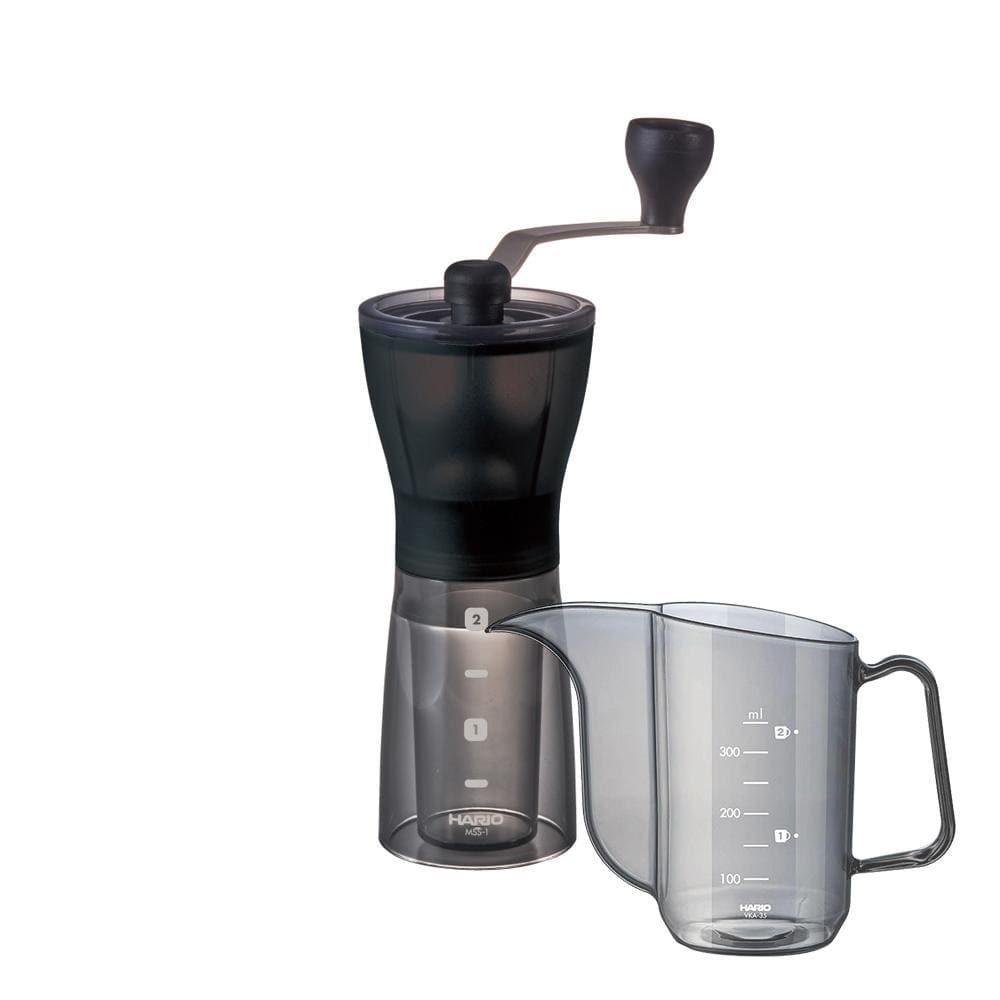 Hario Hario Mini Mill PLUS Ceramic Coffee Grinder + Hario V60 Drip Kettle AIR Bundle SS-42025070690548