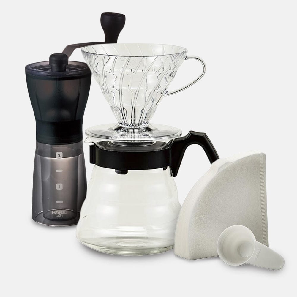 Hario Hario Mini Mill Plus V60 Craft Coffee Maker Kit Bundle SS-43687914799348