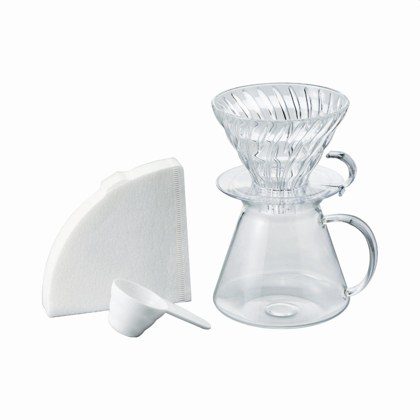 Hario Hario Skerton N and Simply Hario V60 Glass Brewing Kit SS-45538647212276