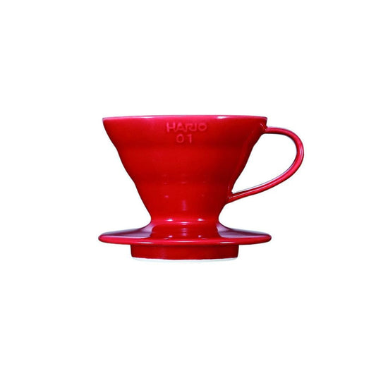 Hario Hario V60 Ceramic Coffee Dripper Red - Size 01 SS-38092699992236