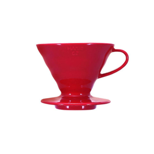 Hario Hario V60 Ceramic Coffee Dripper Red - Size 02 SS-37791319752876