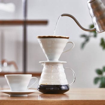 Hario Hario V60 Ceramic Coffee Dripper White - Size 02 SS-37791319687340