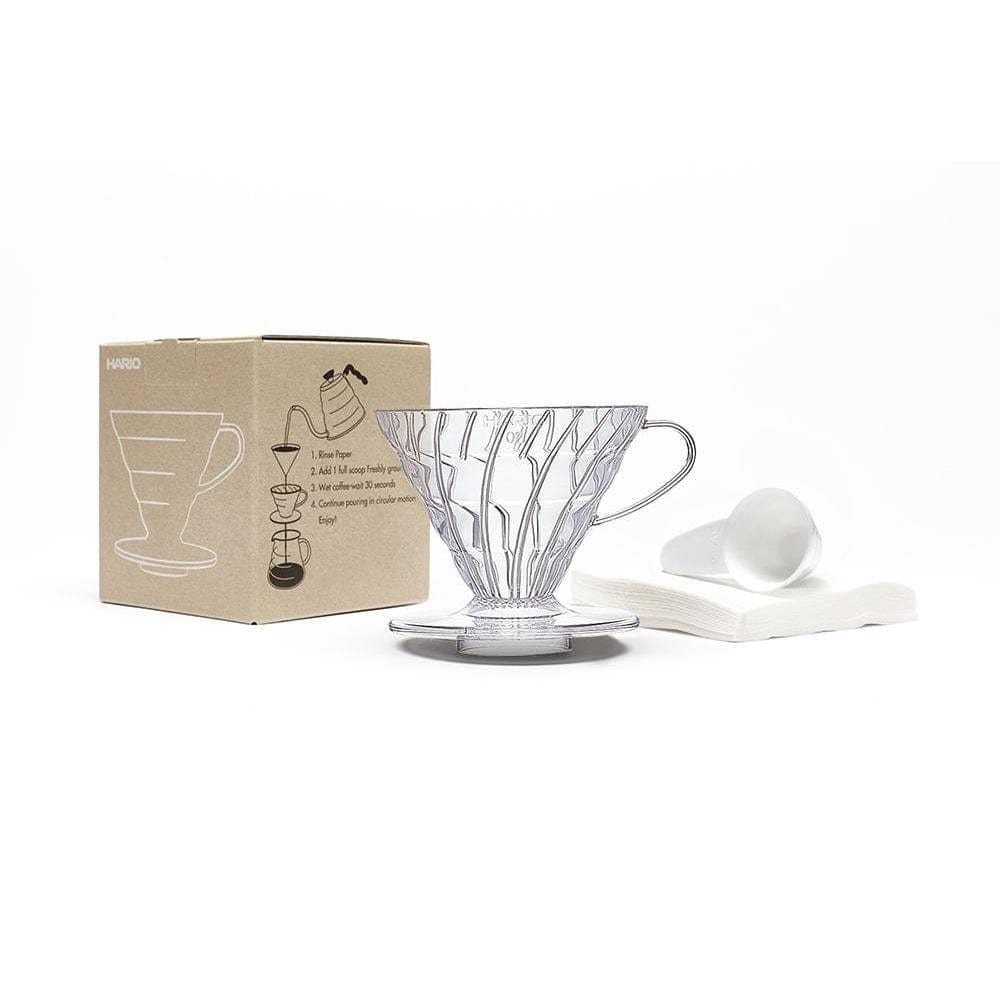 Hario Hario V60 Coffee Dripper Set Transparent Size 02 SS-37791236423852