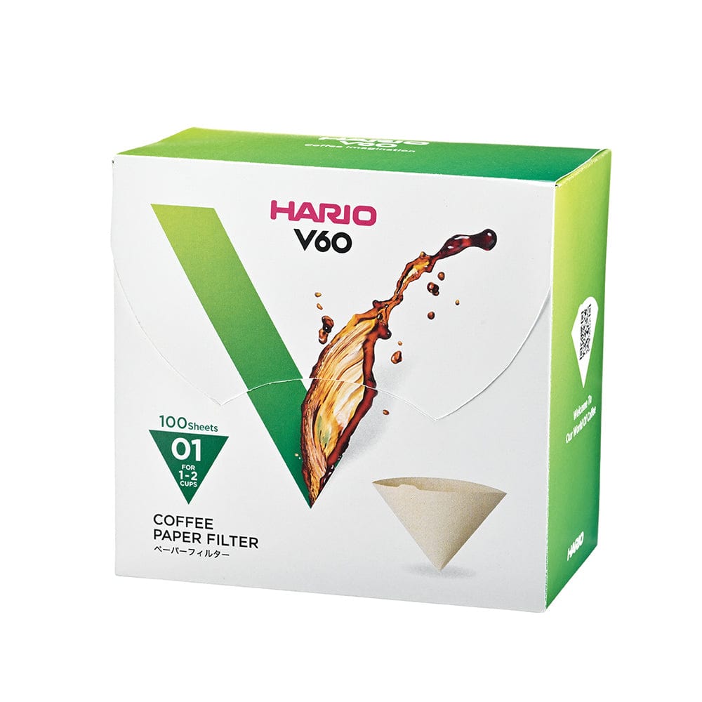 Hario Hario V60 Coffee Filter Papers Size 01 - Brown - (100 Pack Boxed) SS-38092634554540