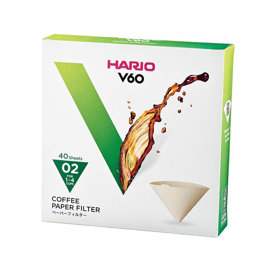 Hario Hario V60 Coffee Filter Papers - Size 02 - Brown (40 pack) SS-38092590514348