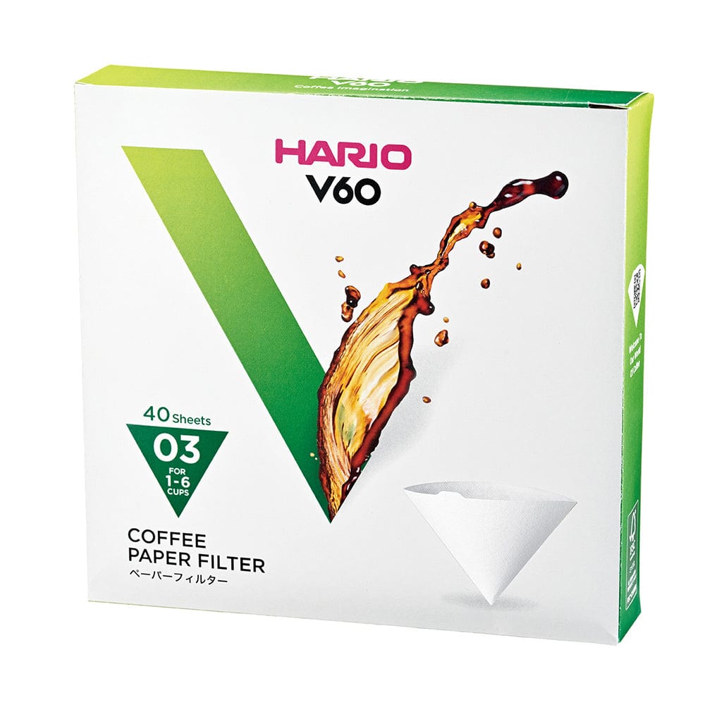 Hario Hario V60 Coffee Filter Papers - Size 03 - White (40 pack) SS-38092620824748