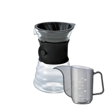 Hario Hario V60 Drip Decanter Pour Over Coffee Maker 700ml + Hario V60 Drip Kettle AIR Bundle SS-42025070330100