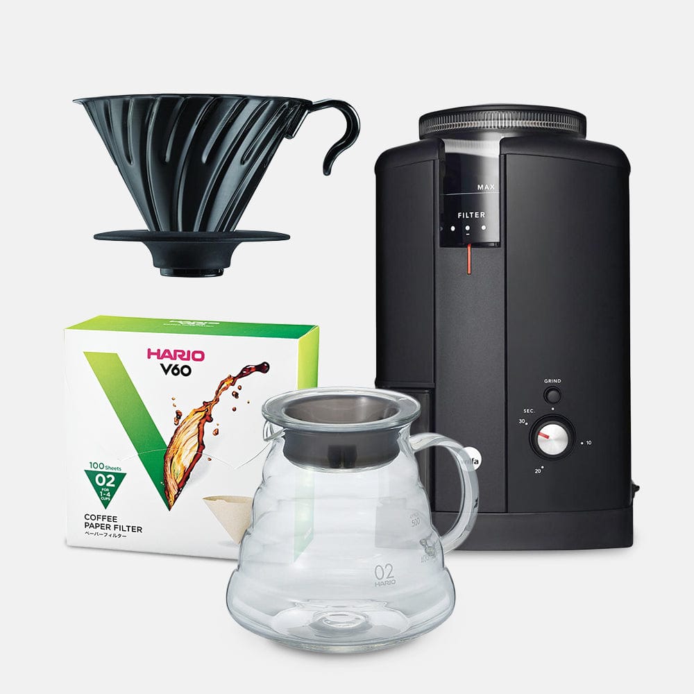 Hario Wilfa x Hario V60 Starter Kit (Black) SS-43412923121908