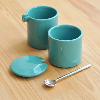 Loveramics Loveramics Bond Sugar And Creamer + Spoon Set (Teal) 90ml 4891635810913