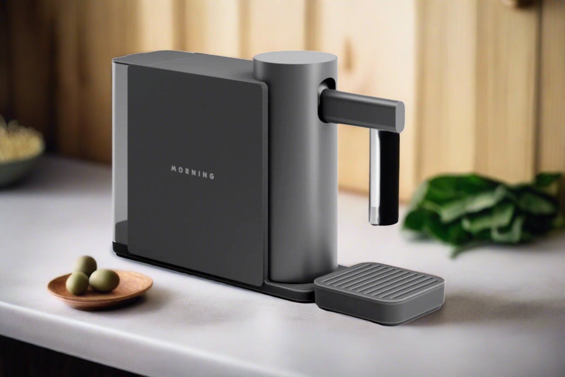 MORNING DREAM MILK STEAMER 220v | Black – hamlet