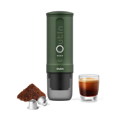 Outlin Coffee Makers & Espresso Machines OutIn Nano Portable Espresso Machine (Forest Green)