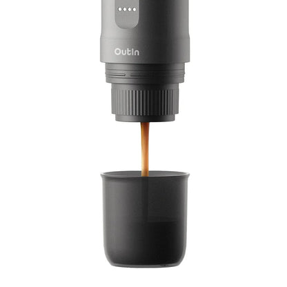 Outlin OutIn Traveler Nano Portable Espresso Machine Gift Set (Space Grey)