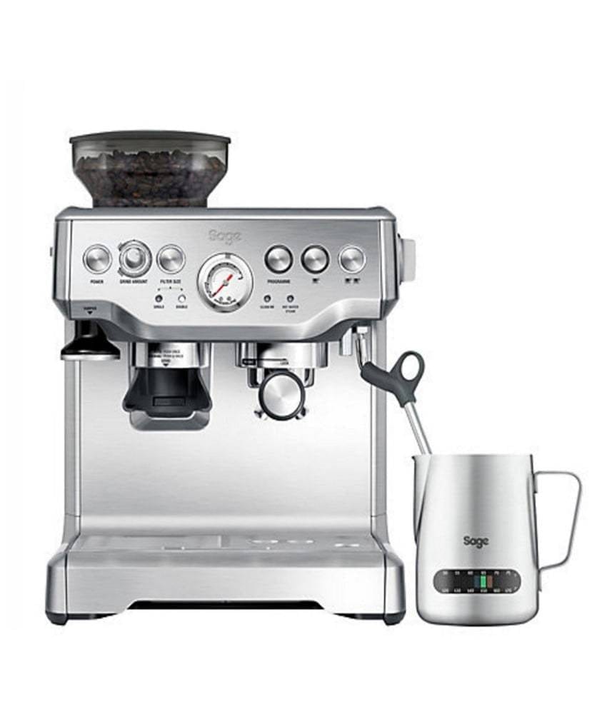 Sage Sage The Barista Express Espresso Machine With Temp Control Milk Jug 9312432024686