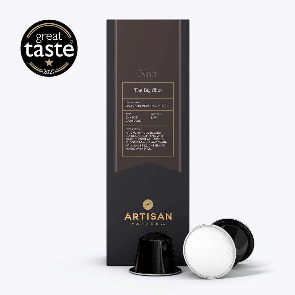 Artisan Coffee Co. Coffee Artisan Coffee - The Big Shot Nespresso® compatible coffee pods 5060884360015