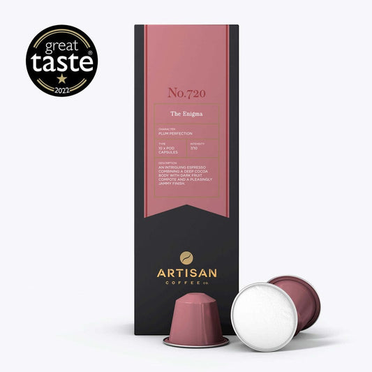 Artisan Coffee Co. Coffee Artisan Coffee - The Enigma Nespresso® compatible coffee Pods 5060884360046